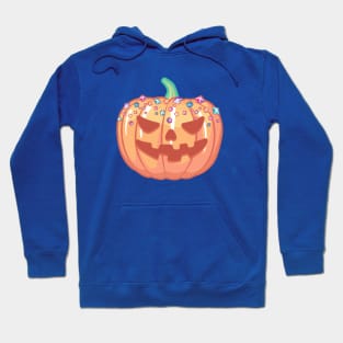 Sugar-Sprinkled Jack-o-lantern on light colours Hoodie